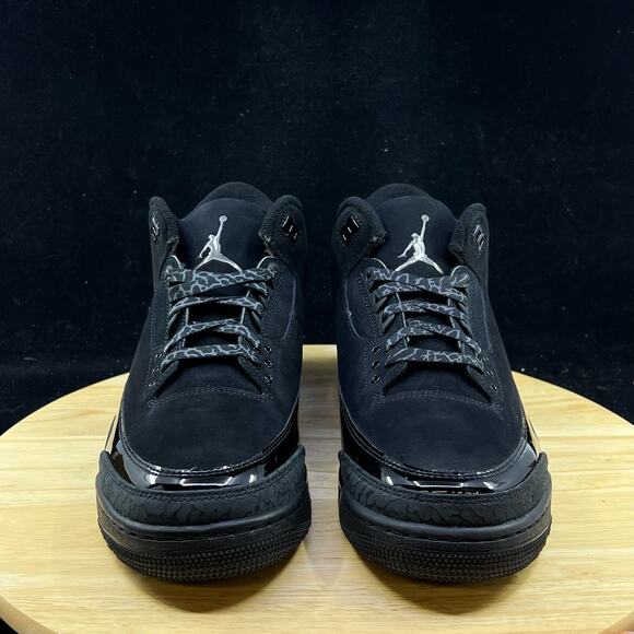 Nike Air Jordan 3 Retro Black Cat 2025 Size 11.5 Men’s CT8532-001 Sneaker - Picture 3 of 9
